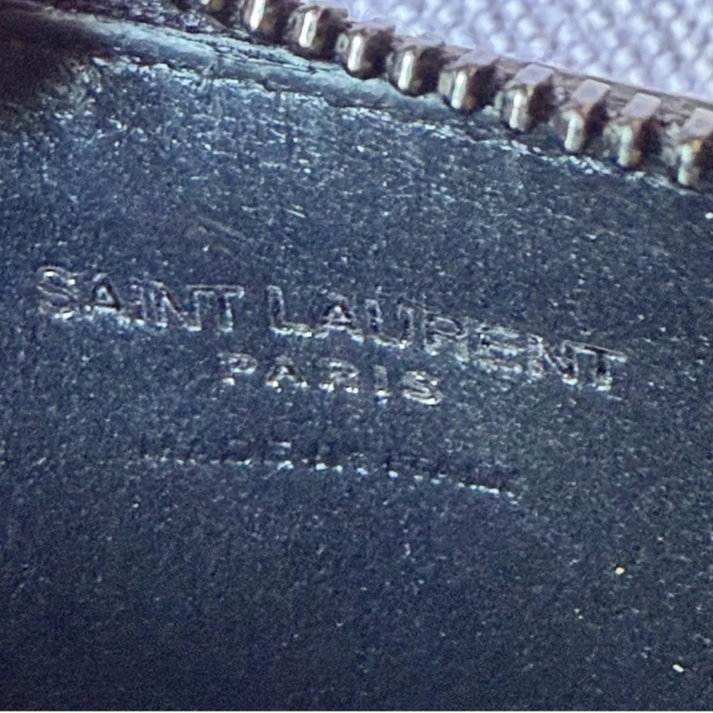 SAINT LAURENT crock embossed wallet - Picture 4 of 5